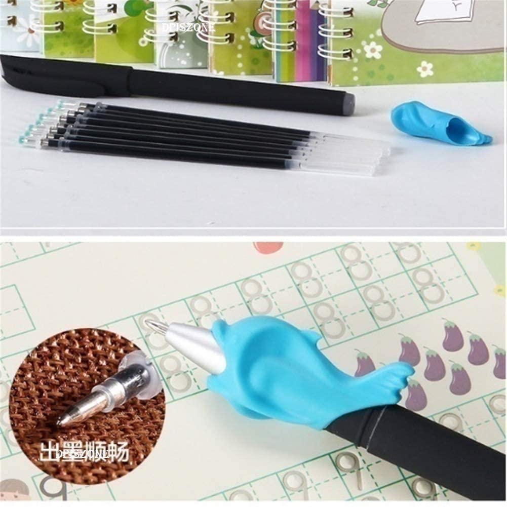 Magic Practice Copybook, (4 BOOK +1 PEN + 10 ) Calligraphy books for kids Reusable Writing Tool