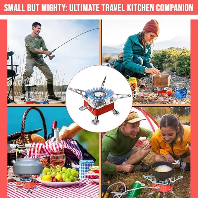 Gadget Deals- camping stove with cylinder