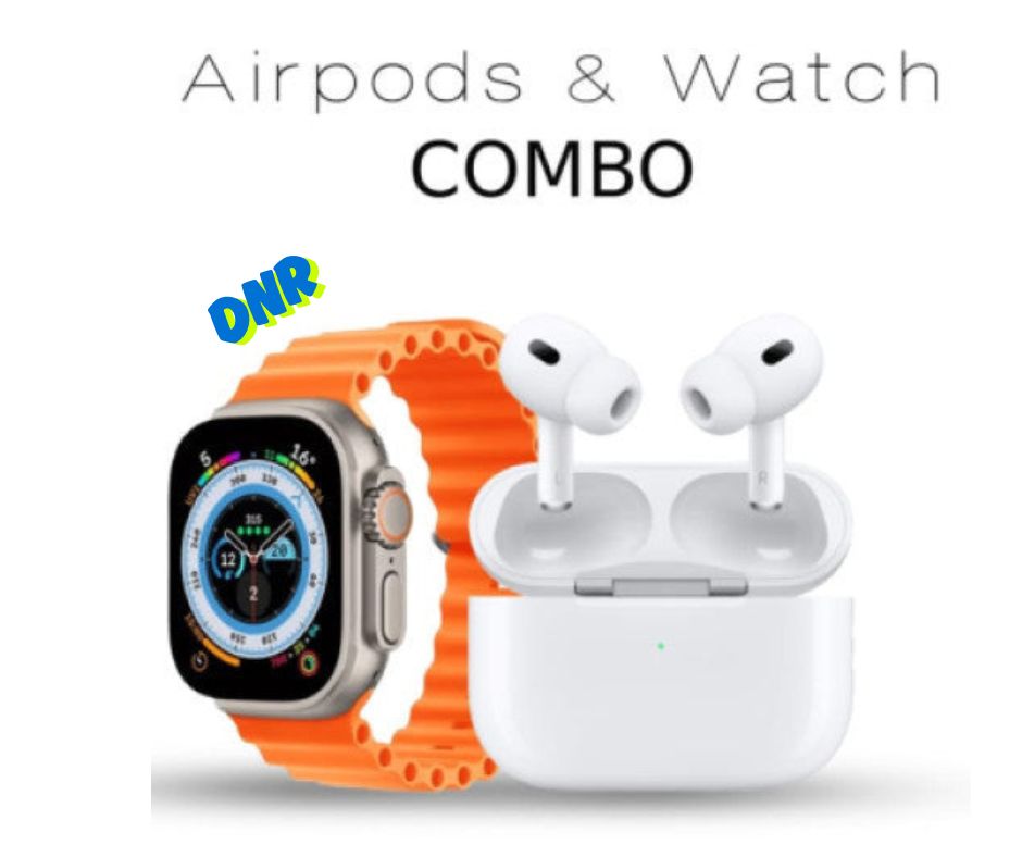 T800 Black Watch Ultra + Airpods 2nd Gen (Combo Offer)