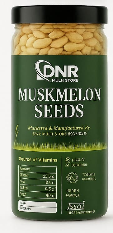 Premium Muskmelon Seeds – Rich in Protein, Fiber & Essential Nutrients | DNR Multi Store