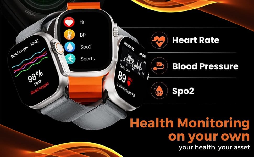 T800 Black Watch Ultra + Airpods 2nd Gen (Combo Offer)
