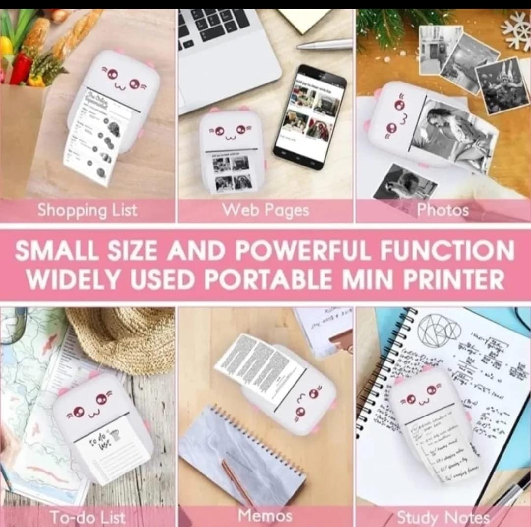 Portable Mini Mobile Printer