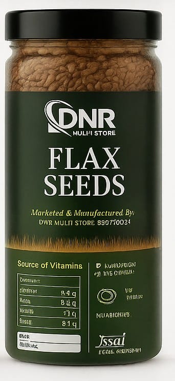 Premium Organic Flax Seeds – Rich in Omega-3, Fiber & Protein | DNR Multi Store