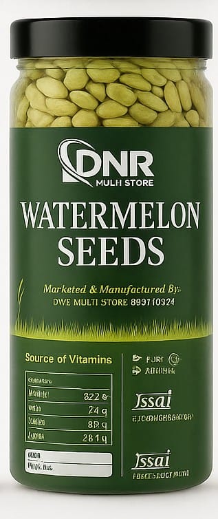 Premium Watermelon Seeds – High in Protein, Fiber & Essential Nutrients | DNR Multi Store